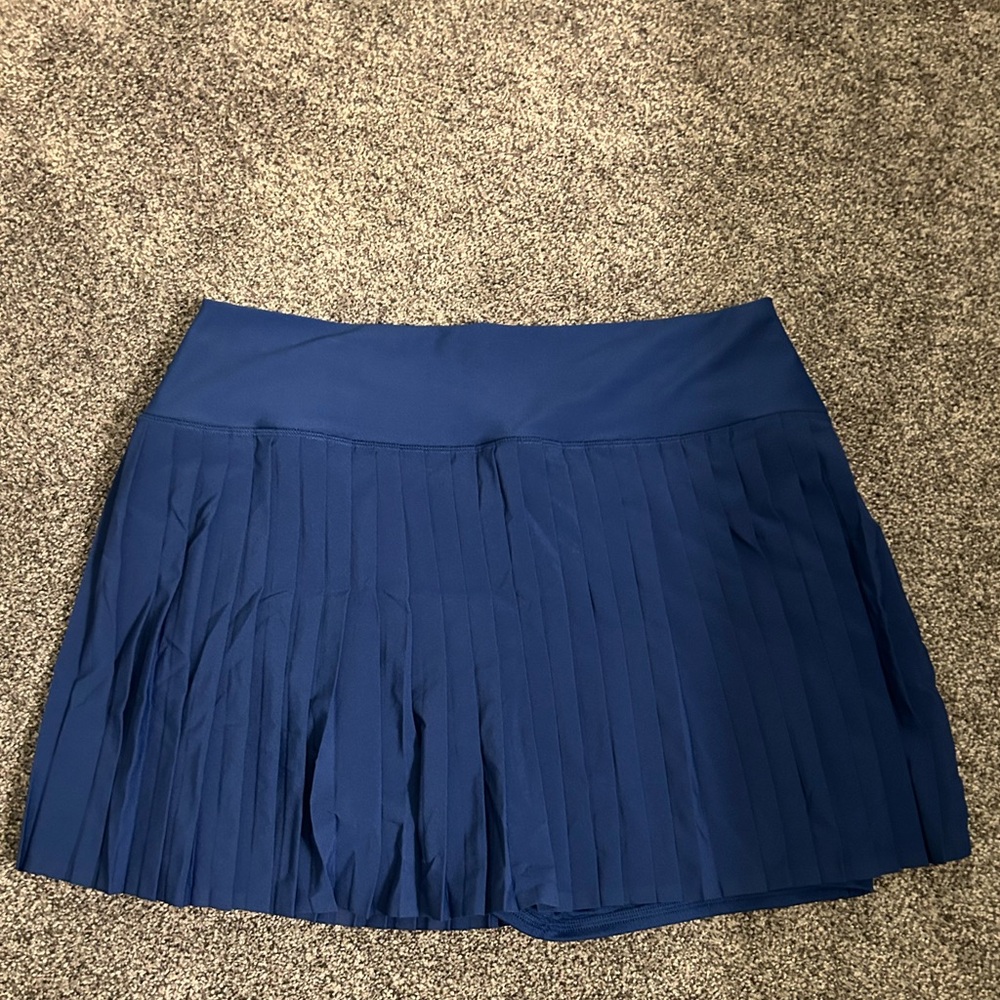 Abercrombie & fitch pleated navy athletic skirt
